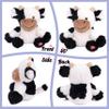 Hopearl Talking Cow Repeats What You Say Shaking Head Electric Interactive Animated Toy Speaking Plush Buddy Birthday Festival for Toddlers, 7'' view 3