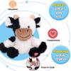 Hopearl Talking Cow Repeats What You Say Shaking Head Electric Interactive Animated Toy Speaking Plush Buddy Birthday Festival for Toddlers, 7'' view 4