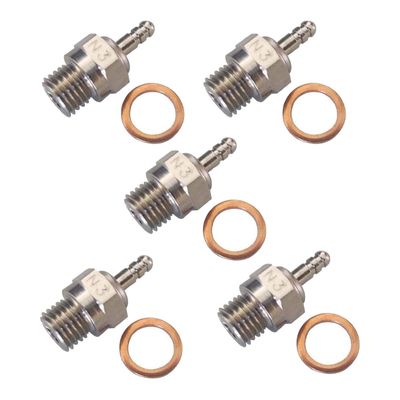 5Pcs N3 Glow Plug Nitro Truck Hot Engine Parts Accessories Replacement OS RC Car 70117