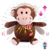Hopearl Talking Monkey Repeats What You Say Nodding Electric Interactive Animated Toy Speaking Plush Buddy Birthday Festival for Toddlers, 6.5'' view 1