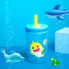 Zak Designs 15oz Baby Shark Kelso Tumbler Set, Leak-Proof Screw-On Lid with Straw Made of Durable Plastic and Silicone, Perfect Bundle for Kids (2pcs Set) view 3