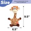 Hopearl Talking Giraffe Repeats What You Say Shaking Head Electric Interactive Animated Toy Speaking Plush Buddy Gift for Toddlers, 9.5'' view 2