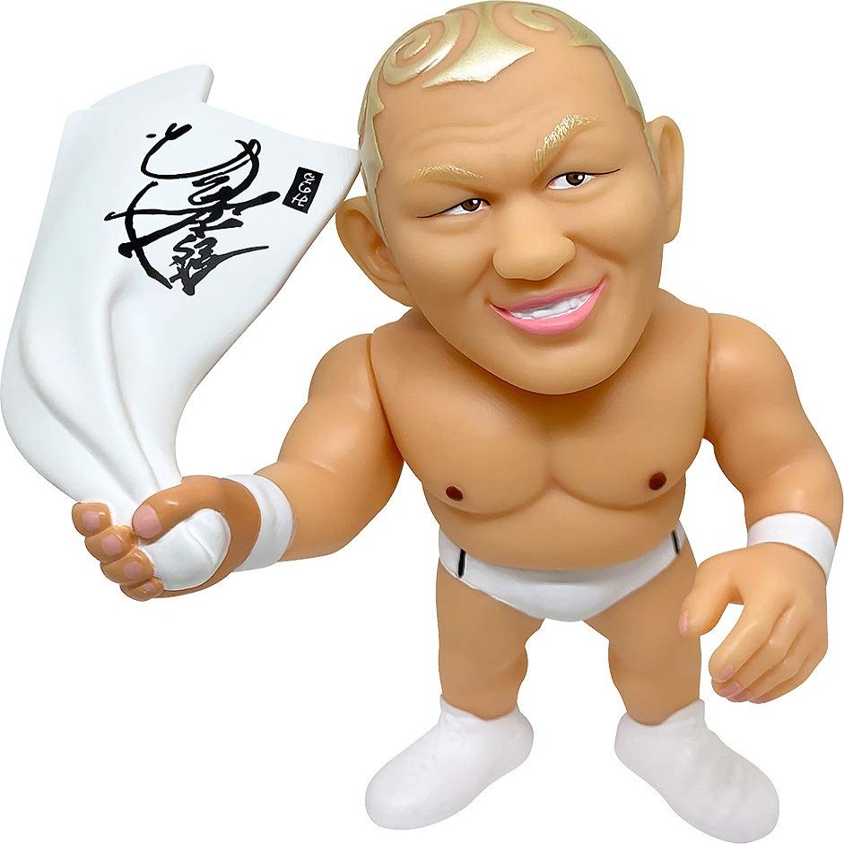 16 Directions 16D Collection 015: Minoru Suzuki (White Costume Version) Soft Vinyl Figure, Multicolor