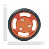 Robotistan - 50x11 mm Orange Color Snap-on Wheel Set - Designed for Robotic Projects view 3