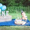 WAOUH Boys 1st birthday hat -navy blue felt, cone-shaped mini crown, photo props view 4