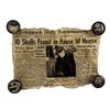 Asylum Zone Vintage Serial Killer Newspaper with Magnets Jeffrey Dahmer Ted Bundy Charles Manson John Wayne Gacy view 1