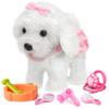 OR OR TU Walking Barking Toy Dog with Remote Control Leash, Plush Puppy Electronic Interactive Toys for Kids, Shake Tail,Pretend Dress Up Realistic Stuffed Animal Dog Age 3 4 5 6+ Years Old Best Gift view 1