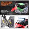BEZGAR TB141 RC Cars-1:14 Scale Remote Control Car, 2WD High Speed 20 Km/h Electric Toy Off Road RC Car Vehicle Truck Crawler with LED Headlight and Two Rechargeable Batteries for Kids and Adults view 2