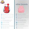 Joyo roy Mess Proof Baby Bibs for Baby Girl Waterproof Bibs for Babies 6-12 Months Soft Machine Washable Sleeveless Baby Smock Bib for Eating Travel Reusable Apron for Feeding Bib with Food Catcher view 4