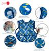 Joyo roy Mess Proof Baby Bibs 6-12 Months Waterproof Toddler Baby Boy Bibs for Eating Machine Washable Sleeveless Smock Bib Travel Reusable Led Weaning Apron for Feeding Bib with Food Catcher view 2