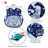 Joyo roy Mess Proof Baby Bibs 6-12 Months Waterproof Toddler Baby Boy Bibs for Eating Machine Washable Sleeveless Smock Bib Travel Reusable Led Weaning Apron for Feeding Bib with Food Catcher view 3