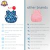 Joyo roy Mess Proof Baby Bibs 6-12 Months Waterproof Toddler Baby Boy Bibs for Eating Machine Washable Sleeveless Smock Bib Travel Reusable Led Weaning Apron for Feeding Bib with Food Catcher view 4
