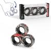 3PCS Magnetic Rings Fidget Toy Set, Idea ADHD Hand Exerciser Fidget Toys, Adult Fidget Magnets Spinner Rings for Anxiety Relief Therapy, Fidget Pack Great Gift for Adults Teens Kids view 1