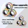 3PCS Magnetic Rings Fidget Toy Set, Idea ADHD Hand Exerciser Fidget Toys, Adult Fidget Magnets Spinner Rings for Anxiety Relief Therapy, Fidget Pack Great Gift for Adults Teens Kids view 2