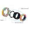 3PCS Magnetic Rings Fidget Toy Set, Idea ADHD Hand Exerciser Fidget Toys, Adult Fidget Magnets Spinner Rings for Anxiety Relief Therapy, Fidget Pack Great Gift for Adults Teens Kids view 4