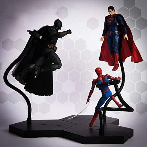 Lmzauet 1/6 Scale Figure Display Dynamic Stand Base can be Spliced Holder for 12" Dolls Action Figures