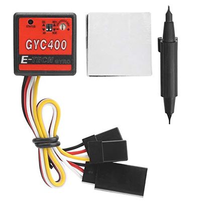 VGEBY Gyro Module, Sensitivity Adjustable GYC400 Mini RC Gyroscope Module Drift Drive Control for Remote Control Car Model Mini RC Car Gyro Rc Gyro