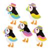 Baker Ross FE623 Puffin Mix & Match Magnet Kits - Pack of 8, Magnets for Kids, Fridge Magnet for Children, Make Your Own Magnets Craft Kit view 3