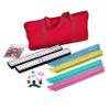 usamjtable American Mahjong Set 166 Tiles 4 All in One Pusher Rack Combo (Red Bag) view 1