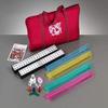 usamjtable American Mahjong Set 166 Tiles 4 All in One Pusher Rack Combo (Red Bag) view 2