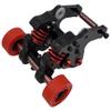 NHX Wheelie Bar with Red Rubber Tires : E-REVO 2.0 view 1