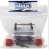 NHX Wheelie Bar with Red Rubber Tires : E-REVO 2.0 view 2