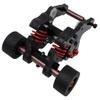 NHX RC Wheelie Bar with Black Rubber Tires : E-REVO 2.0 view 1