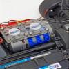 Nitro Hobbies V2 Aluminum 540/550 Motor Heat Sink w/Twin Cooling Fans Blue view 2