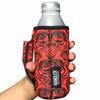 16oz Can Cooler Insulated - Lit Handlers Neoprene Fabric Beverage Cooler Sleeve with Handle & Pocket - Water Resistant Soda & Energy Drink Holder - Machine Washable Beer Can Covers for Party (Roses) view 1