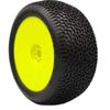 AKA PRODUCTS INC. 18 Truggy EVO Scribble PRMT YEL Super Soft LW2 AKA14130QRY RC Tire view 1