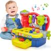 hahaland Toddler Toys for Boys Girls Gifts for Ages 18 Months+ Multifunctional Music Light Workbench for Baby Boy Toy for 2-Year-Old view 1