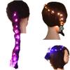 2pcs Girls Glow DIY Hair LED Lights String Blinking Hair Styling Tools Braider Weaving Braids Party Birthday Gift view 1