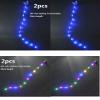 2pcs Girls Glow DIY Hair LED Lights String Blinking Hair Styling Tools Braider Weaving Braids Party Birthday Gift view 4