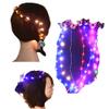 7pcs Girls Women DIY Hair LED Lights String Blinking Hair Styling Tools Braider Weaving Braids Party Birthday Gift view 1