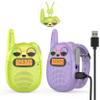 Qniglo Walkie Talkies for Kids Rechargeable 2 Pack,Christmas Birthday Gifts Toys for Age 3-12 Boys Girls, Long Range Kids Walky Talky with FM Radios for Family Kid Adventure Camping Hiking Spy Games view 1