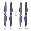 Bwine Drone Blades for Bwine F7, 4 Pcs Original Propeller, RC Drone Quadcopter - Black view 3