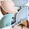 MinikOiOi Puzzle 100% Silicone Suction-Based Plate with Detachable 3 Sections 6m+ Mineral Blue/Aqua Green view 3