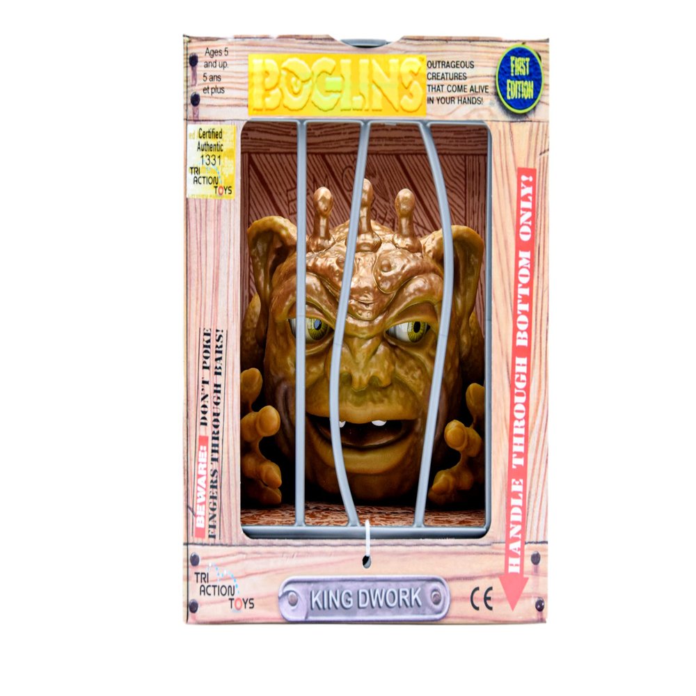 Boglins Foam Monster Puppet | Gold Horned King Dwork