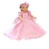 American Fashion World Pink Princess Dress Set for 14-Inch Dolls | Pink Crown Included | Premium Quality & Trendy Design | Dolls Clothes | Outfit Fashions for Dolls for Popular Brands view 1