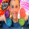 JA-RU Light Up Ball (4 Balls) Rubber Spiky Balls for Kids. Stress Relief Toy Autism Sensory Products. Dog Chew Toy Bulk Birthday Party Favors, Goodie Bag Stuffers. 699-4s view 3