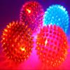 JA-RU Light Up Ball (4 Balls) Rubber Spiky Balls for Kids. Stress Relief Toy Autism Sensory Products. Dog Chew Toy Bulk Birthday Party Favors, Goodie Bag Stuffers. 699-4s view 4