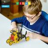PicassoTiles 12-in-1 Solar Powered Transform Robot Set STEM Kids Educational Learning Engineering Building Toy Creative Unique Transformation Energy Science Experiment DIY Kit Boy Girl Age 8+ PBM01 view 2