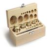 212 Main 1 g-1 kg M2 Class Set of Weight in Wooden Box with Finely Turned Brass view 1