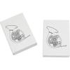 Azeeda 2 x 45mm 'French Horn' Erasers/Rubbers (ER00027047) view 1