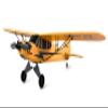 Amewi Piper J-3 Cup 3-Channel RTF Gyro Mode 2 RC Airplane Red / White view 1