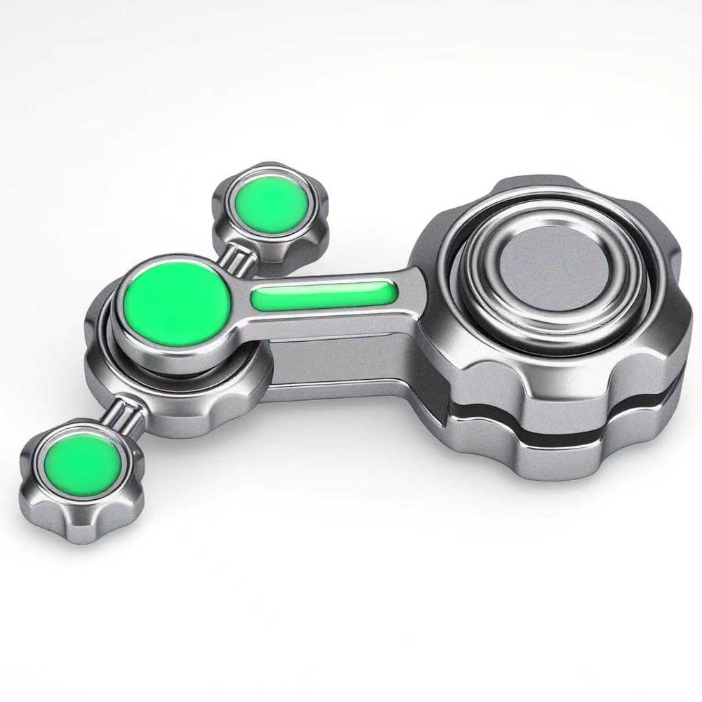 Fidget Spinner Metal Toy for Kids Adults, Cool Gadget Finger Hand Spinner Roller Desk Toy, Sensory Anxiety Stress Relief Autism ADHD Toy for Christmas Stocking Stuffer Gift for Boys Teen Men