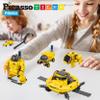 PicassoTiles STEM Kids Solar Powered Space Robot Educational Learning Engineering Building Toy 6-in-1 Creative Unique Transformation Renewable Sun Energy Science Experiment DIY Kit Boys Girls Age 8+ view 4