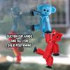 Zing Stikbot Pets 5 Pack, Set of 5 Stikbot Collectable Action Figures, Includes 1 Bulldog, 1 Monkey, 1 Cat and 2 Dogs, Create Stop Motion Animation view 4