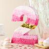 Number 2 Pinata, Pink and Gold for Girls 2nd Birthday Party Decorations, Small, 16.5x11x3 in view 2