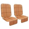 Meolsaek Car Seat Protector for Child Car Seat, Durable 600D Fabric Waterproof Car Seat Cover with Thick Pad Non-Slip BackingNo Imprints (Tan-2 pcs) view 1